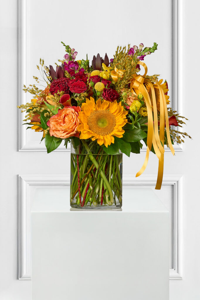 Fall Me Over Bouquet- Lush Fall Colors