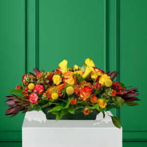 Elegant Lush Fall Centerpiece