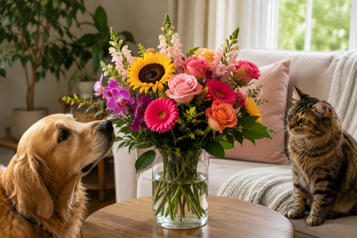 Pet-Safe Bouquets in Atlanta: Buy Non-Toxic Flowers for Dog & Cat Owners