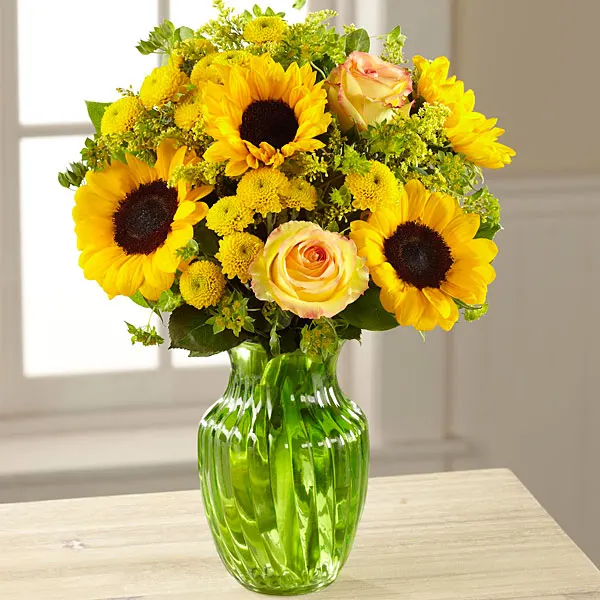 Daylight Bouquet | Sunflowers and Yellow Roses Atlanta